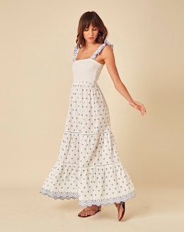 Nobody's Child Maryam Embroidered Maxi Dress