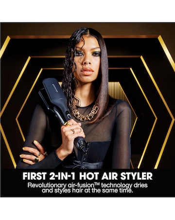 GHD Duet 2 in 1 Hot Air Styler in Black