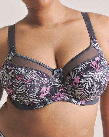Goddess Kayla Full Cup Wired Bra Charcoal