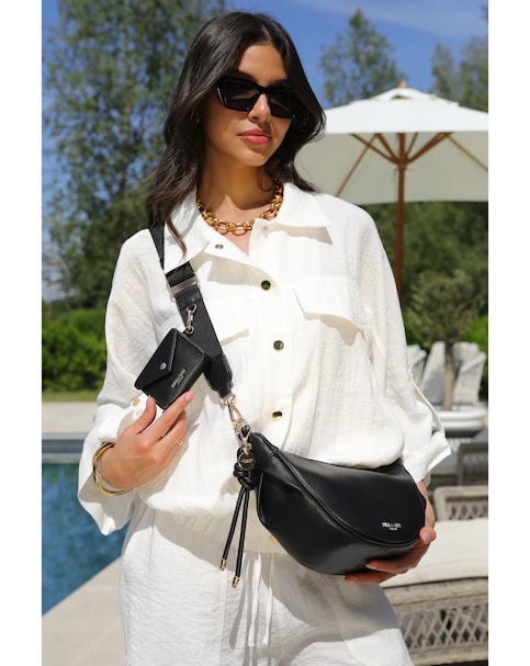 Luella Grey Lolly Black Sling Bag