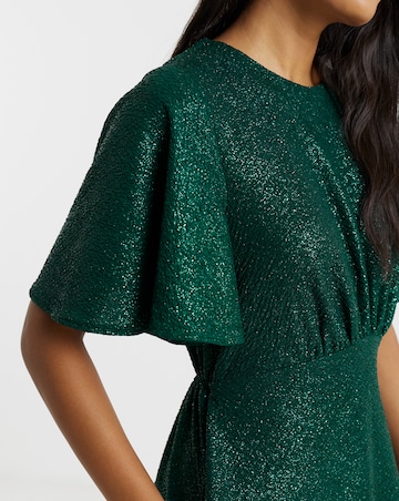 Twisted Wunder Meryl Foil Maxi Dress