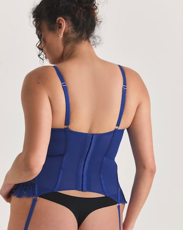 Figleaves Curve Adore 1/2 Pad Underwired Corset B-F - Cobalt