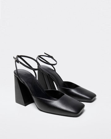 Mango Disco Leather Two Part Shoes
