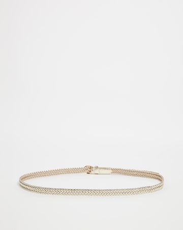 Metallic Woven Belt