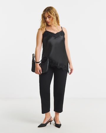 Black Lace Trim Cami