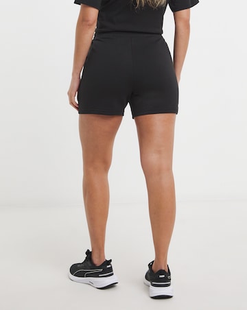 PUMA Essentials Small No.1 Logo 5" High Waist Shorts