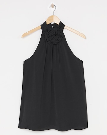 Joanna Hope Corsage Halter Neck Top