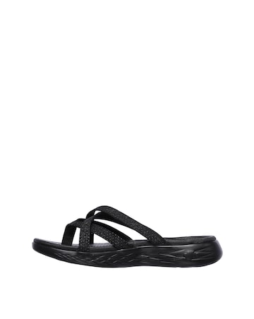 Skechers Wide Fit On The Go Dainty Toe Post Sandals