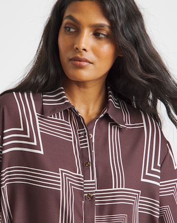 Printed Oversized Shirt