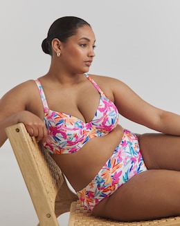 Elomi Savaneta Mid Rise Bikini Brief White