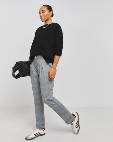 Check Tapered Trousers
