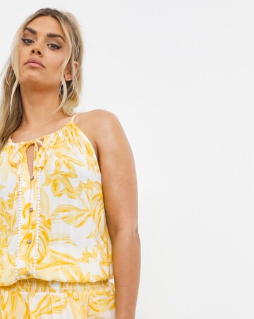 Vibrant Islands Tiered Mini Dress