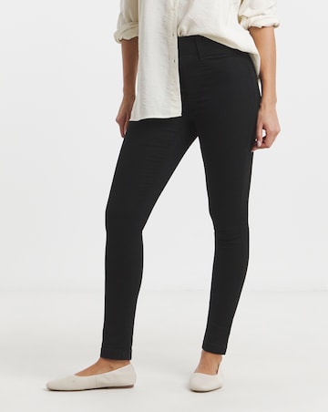 Black Stretch Skinny Pull On Jeggings