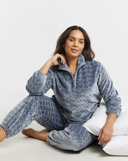 Pretty Secrets Quarter Zip Fleece Twosie