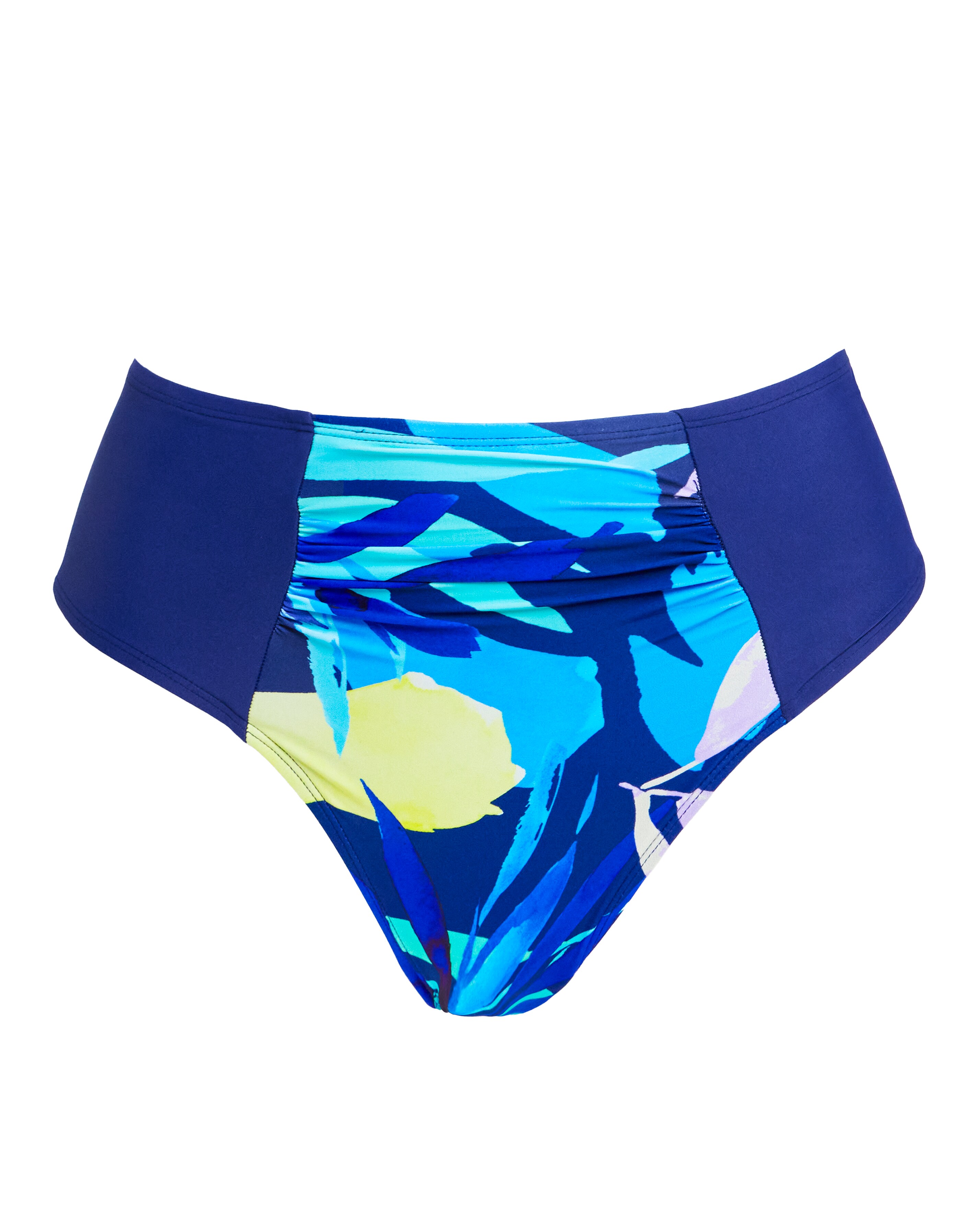 Leaf Mix and Match High Waist Bikini Bottoms