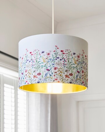 Julipa Avery Wildflower 35cm Shade with Gold Lining