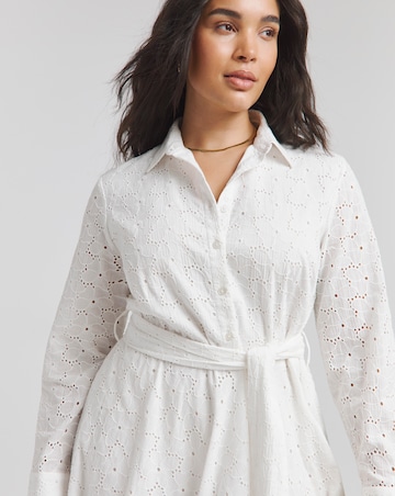 Joe Browns Hannah Cotton Broderie Midaxi Dress