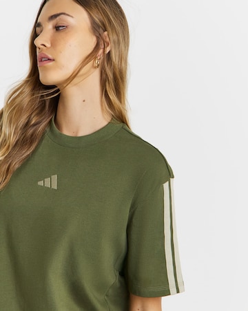 adidas 3 Stripes Boyfriend T-Shirt
