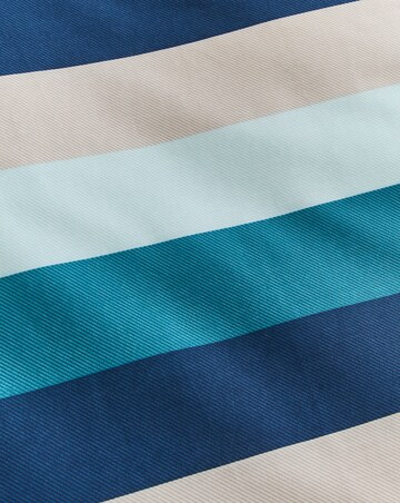 Blake Stripe Cotton Blend Reversible Duvet Cover Set