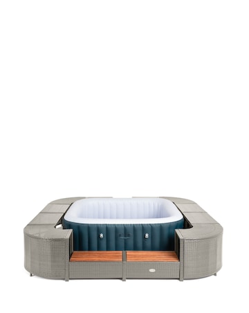 Lay-Z-Spa 188cm Square Rattan Hot Tub Surround