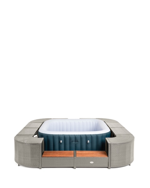 Lay-Z-Spa 188cm Square Rattan Hot Tub Surround
