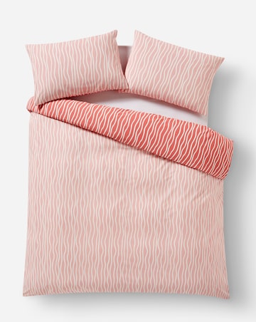 Hallie Stripe Pink Duvet Cover Set