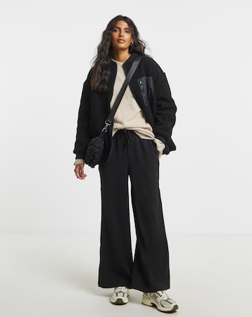 Black Borg Bomber with Nylon Pocket