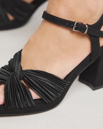 Citrus Crossover Detail Heeled Sandals Wide E Fit