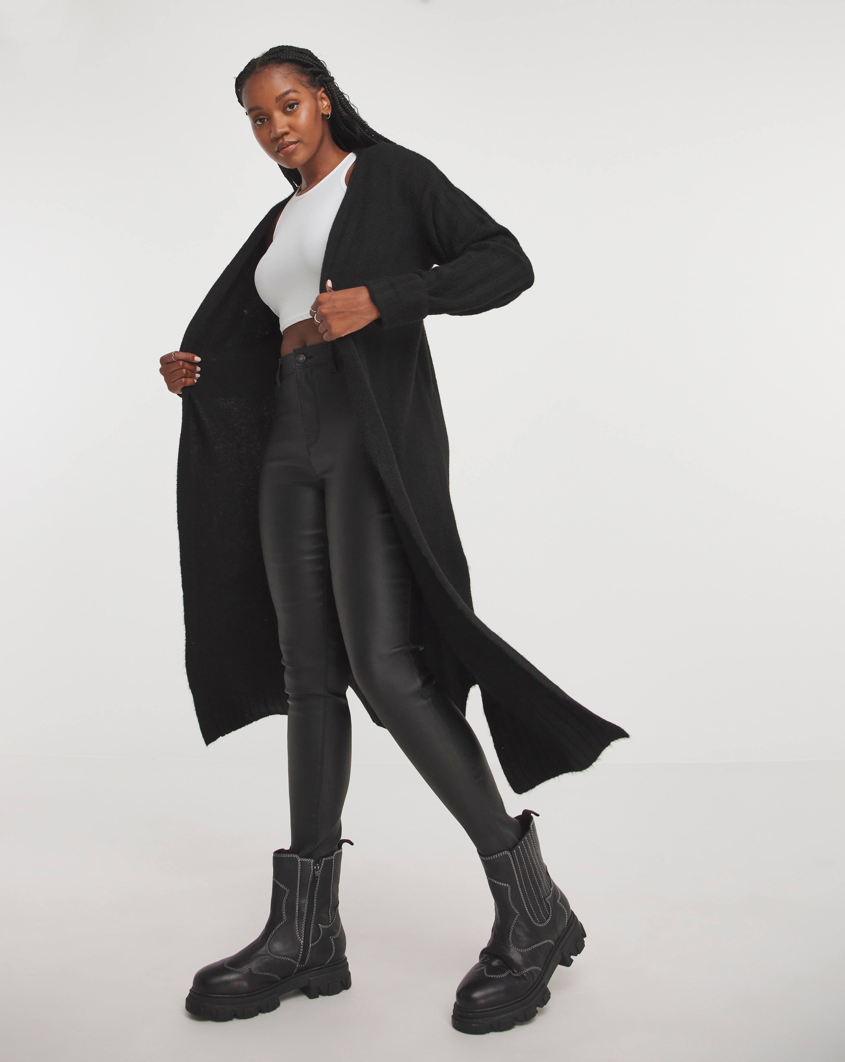 Black Maxi Cardigan Simply Be