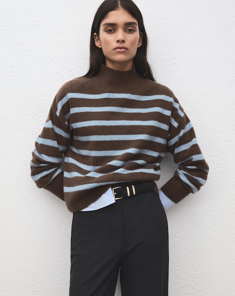 Mango Stripe Sweater