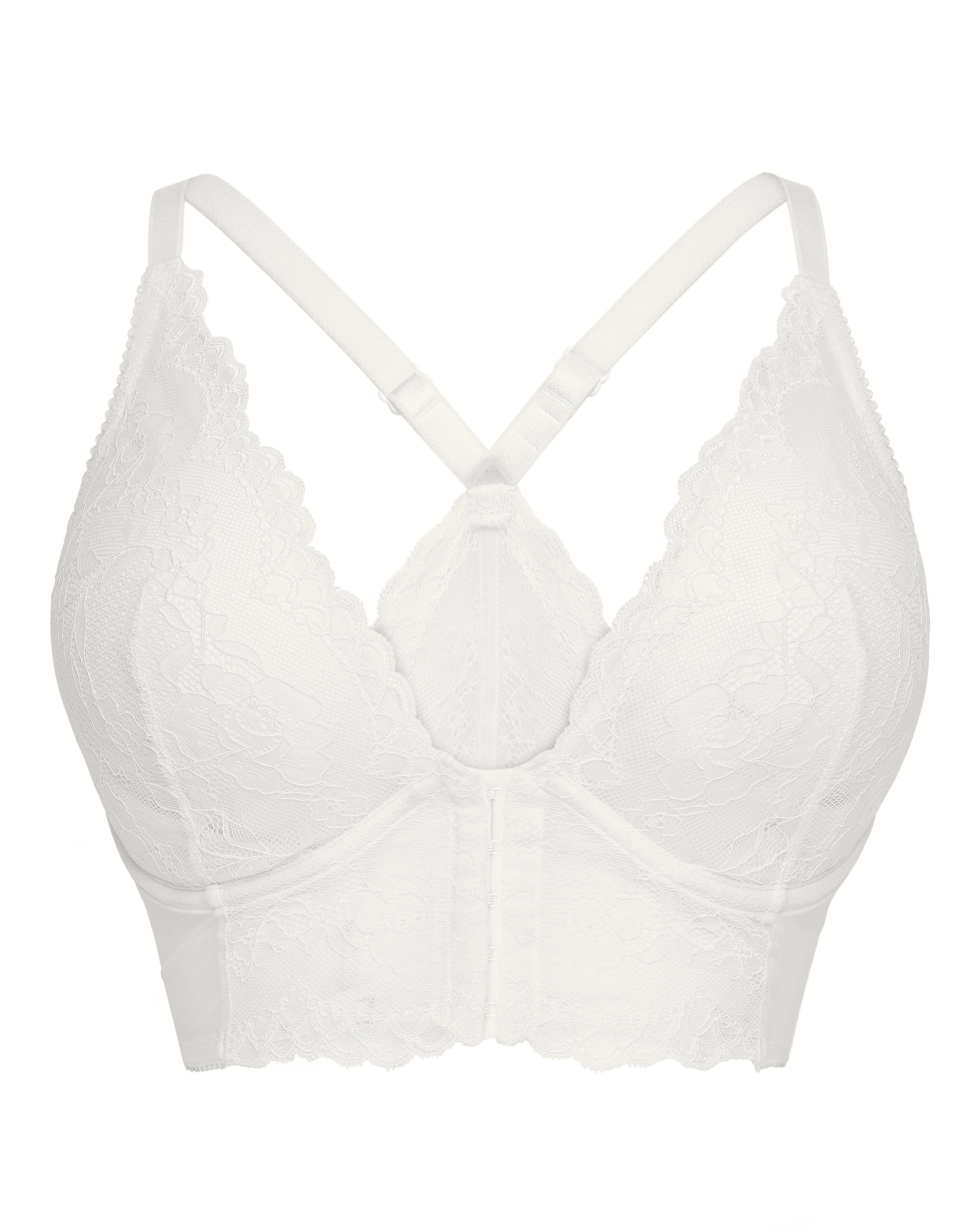 Gossard Superboost Lace Longline Bra White