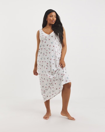 Pretty Secrets Value Sleeveless Nightie Length 48 Inches