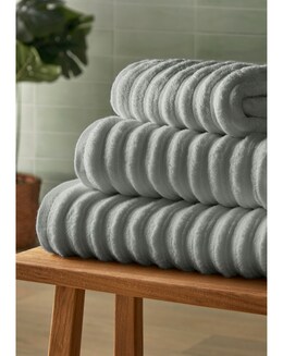 Silentnight Ribbed Cotton Towels Packs of 2