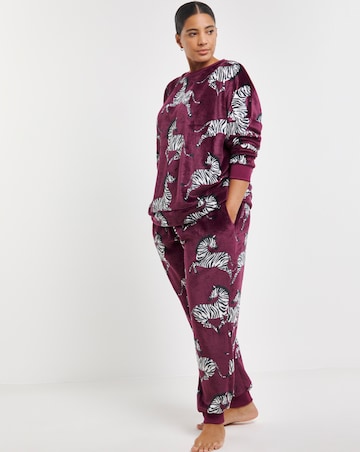 Supersoft Zebra Fleece Twosie