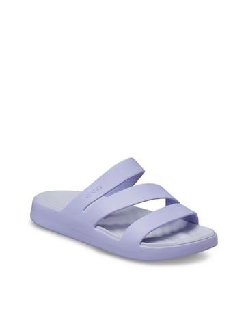 Crocs Purple Getaway Strappy Slider Sandals -Standard Fit (D)