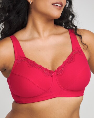 Pretty Secrets 2 Pack Blue/Red Full Cup Non Wired Bras B-G