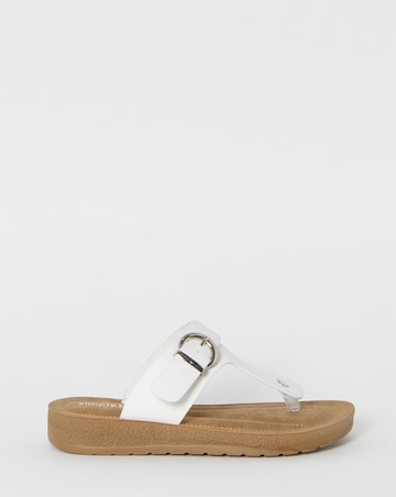 Jinx Toe Post Comfort Sandals - Wide Fit (E)