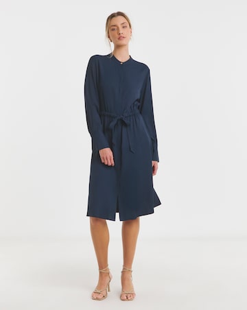 Tommy Hilfiger Navy Soft Shirt Dress | Simply Be