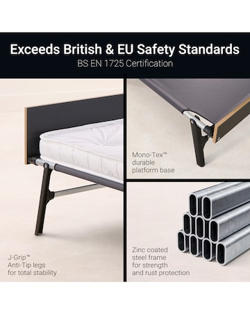 Jay-Be Grand Folding Bed with e-Pocket Mattress - Small Double