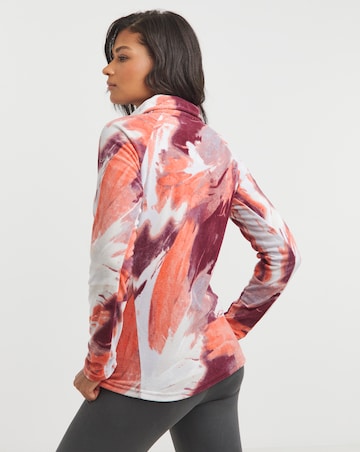 Columbia Glacia IV Print Half Zip Fleece