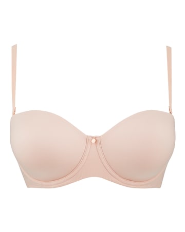 Figleaves Smoothing Multiway Balcony Bra B-GG - Latte