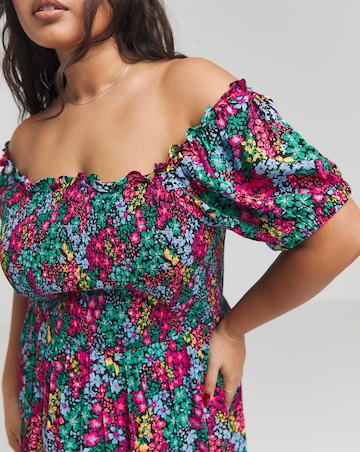 Joe Browns Serena Shirred Boho Maxi Dress