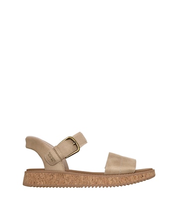 Skechers Bobs Sun Vibe Be Corky Natural Sandals - Standard Fit (D)