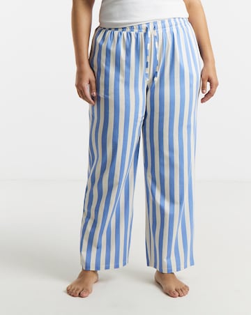Pretty Secrets (2 Pack) Stripe Cotton Pyjama Bottoms