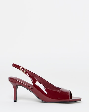 Bex Peep Toe Heel Sandals - Extra Wide Fit (EEE)