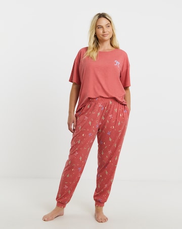 Pretty Lounge Christmas Cuffed Pyjama Set