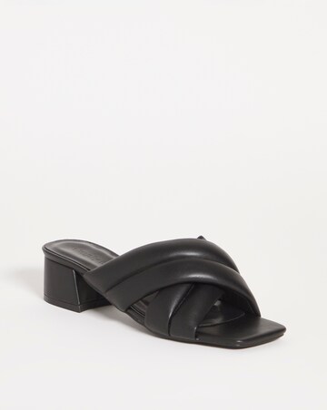 Delly Soft Volume Low Mule Sandals Ex Wide Fit Simply Comfort