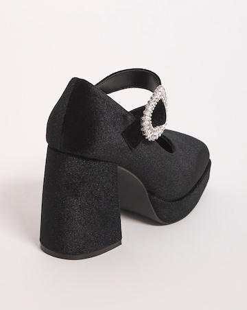 Dinah Mary Jane Platform Heeled Shoes - Extra Wide Fit (EEE)
