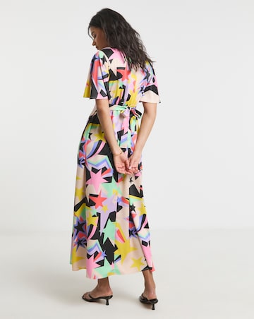 Twisted Wunder Ziggy Star Satin Maxi Dress