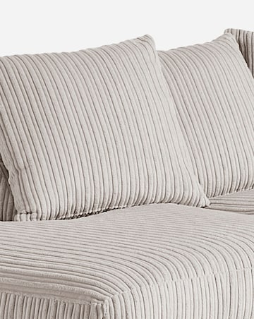 Ferguson Jumbo Cord Left Hand Chaise Sofa